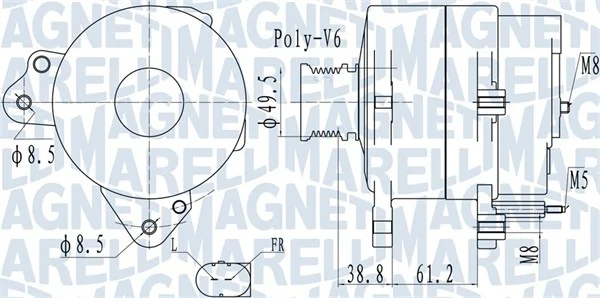 generátor MAGNETI MARELLI 063732137010