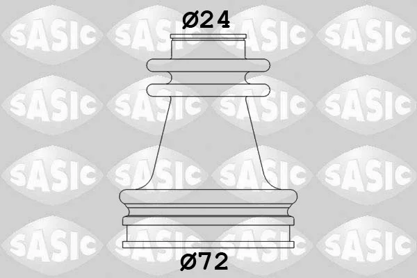 Sada měchů, hnací hřídel SASIC 4003462