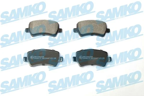 Sada brzdových destiček, kotoučová brzda SAMKO 5SP1474