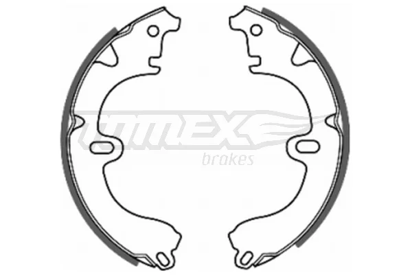 Sada brzdových čelistí Tomex Brakes TX20-82
