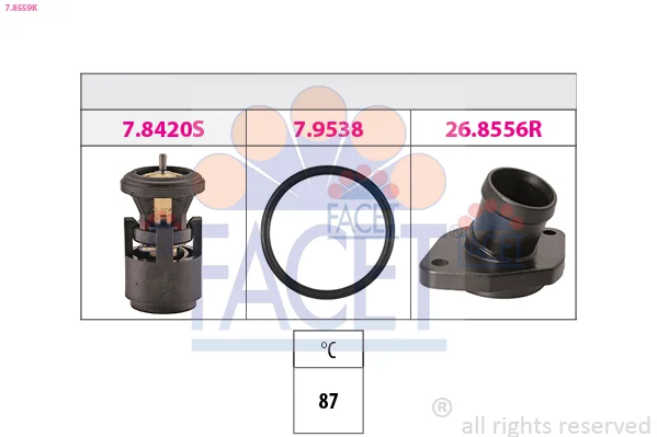 Termostat, chladivo FACET 7.8559K – OE 032121110B