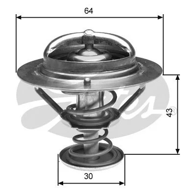 Termostat, chladivo GATES TH27088G1 Termostat, chladivo GATES TH27088G1