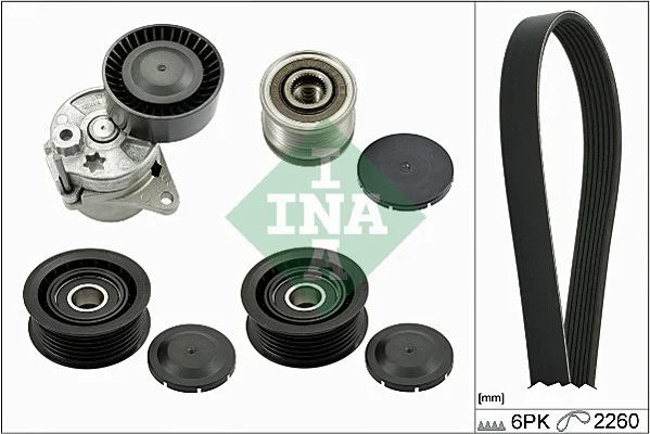 Sada žebrovaných klínových řemenů Schaeffler INA 529011522