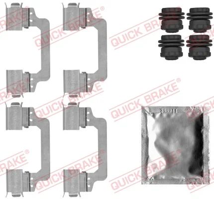 Sada prislusenstvi, oblozeni kotoucove brzdy QUICK BRAKE 109-1821