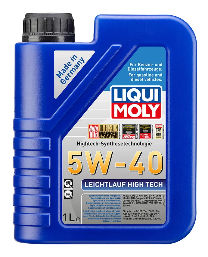 Motorový olej leichtlauf high tech 5w-40 1L LIQUI MOLY 2327 Motorový olej leichtlauf high tech 5w-40 1L LIQUI MOLY 2327