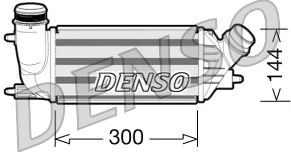 Chladič turba DENSO DIT07001 Chladič turba DENSO DIT07001