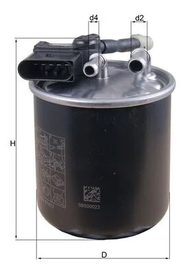 Palivový filtr MAHLE KL913