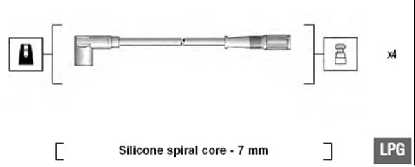 Sada kabelů pro zapalování MAGNETI MARELLI 941095780616