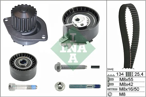 Vodni pumpa + sada ozubeneho remene Schaeffler INA 530037930