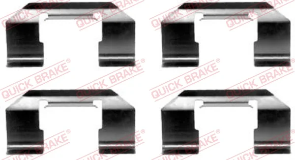 Sada prislusenstvi, oblozeni kotoucove brzdy QUICK BRAKE 109-1174