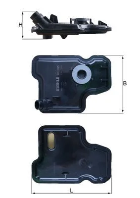 Hydraulický filtr, automatická převodovka KNECHT HX395