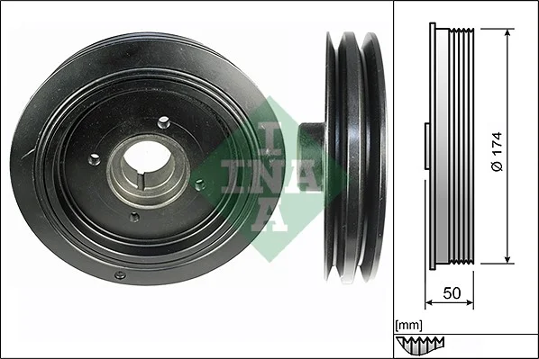 remenice, klikovy hridel Schaeffler INA 544010710 – OE MD374223