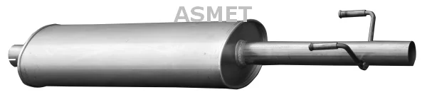 Stredni tlumic vyfuku ASMET 02.044 – OE 9014901819