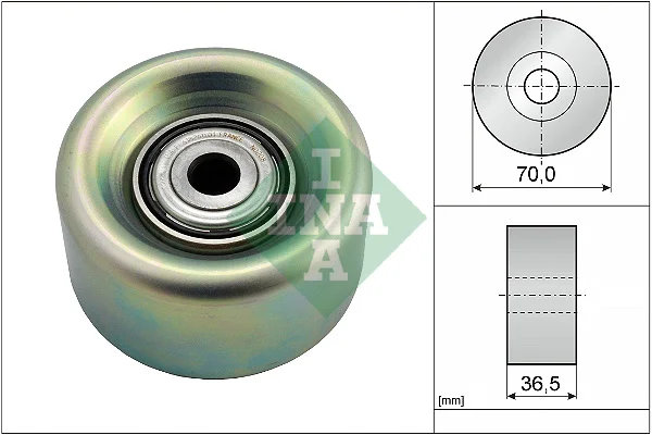 Vratna/vodici kladka, klinovy zebrovy remen Schaeffler INA 532078010