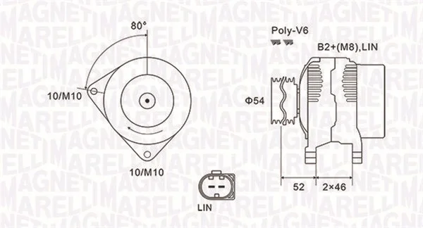 generátor MAGNETI MARELLI 063731970010