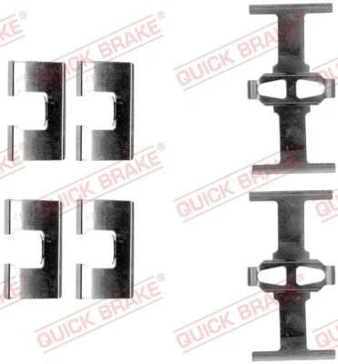 Sada prislusenstvi, oblozeni kotoucove brzdy QUICK BRAKE 109-1203