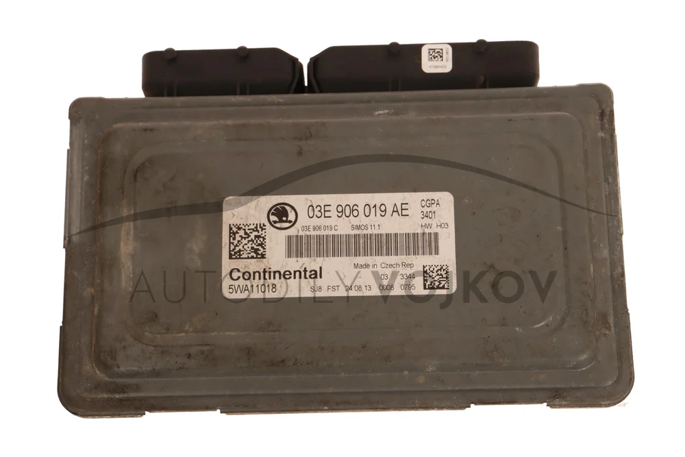 Řídící jednotka motoru 03E906019AE v:82881 Řídící jednotka motoru 03E906019AE v:82881