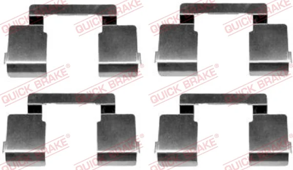 Sada prislusenstvi, oblozeni kotoucove brzdy QUICK BRAKE 109-1609