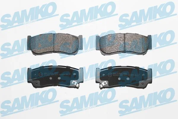 Sada brzdových destiček, kotoučová brzda SAMKO 5SP1417