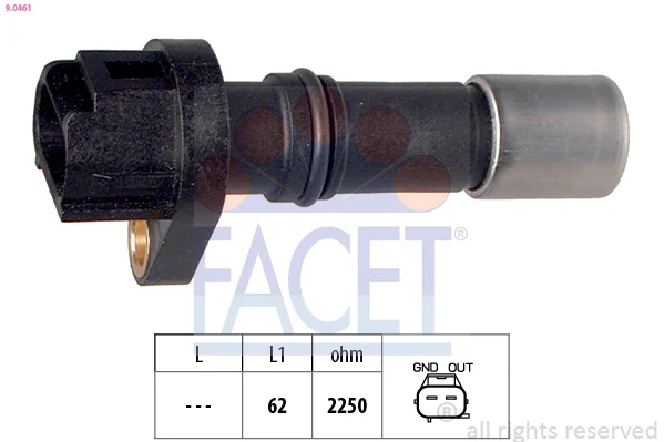 Generátor impulsů, klikový hřídel FACET 9.0461 Generátor impulsů, klikový hřídel FACET 9.0461