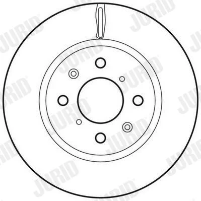 Brzdový kotouč JURID 562694JC – OE 5531168L00