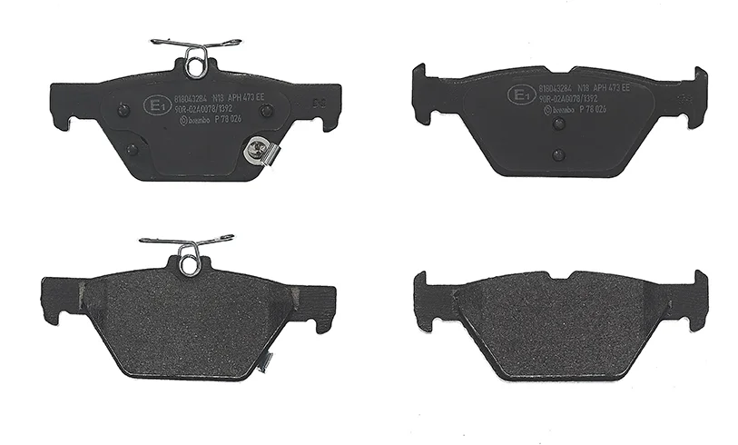 Sada brzdových destiček, kotoučová brzda BREMBO P78026