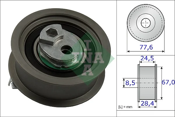 Napínací kladka, ozubený řemen Schaeffler INA 531085110 Napínací kladka, ozubený řemen Schaeffler INA 531085110