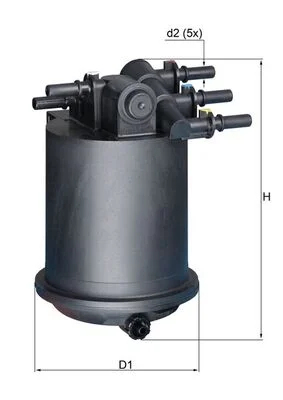 Palivový filtr KNECHT KL414