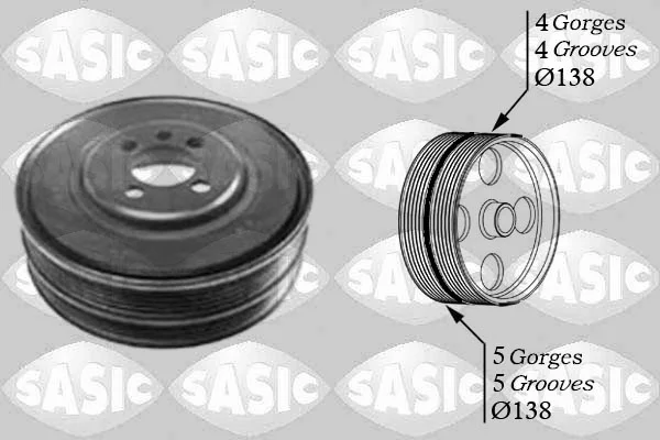 remenice, klikovy hridel SASIC 2156027 – OE 06B105243D