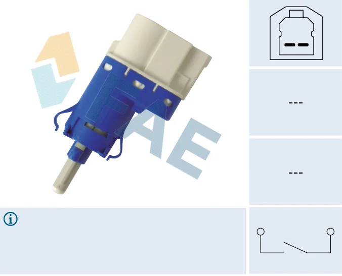 Spinac brzdoveho svetla FAE 24848
