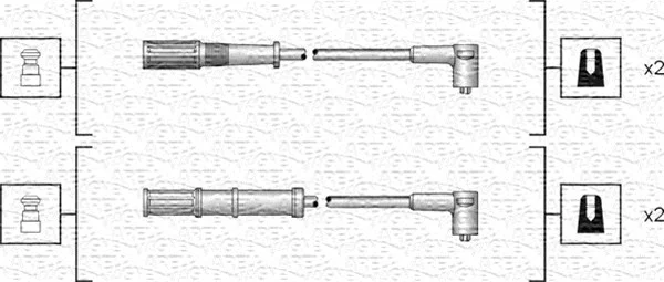 Sada kabelů pro zapalování MAGNETI MARELLI 941318111161