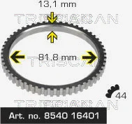 Snimaci krouzek, ABS TRISCAN 854016401