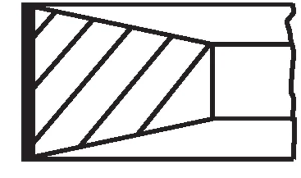 Sada pistnich krouzku MAHLE 03996N0