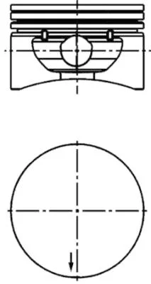 Píst KOLBENSCHMIDT 40380600