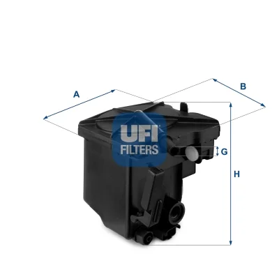 Palivový filtr UFI 24.027.00