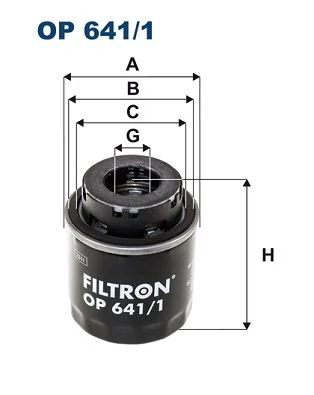 FI OP641/1 Filtr olejový FILTRON
