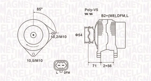 generátor MAGNETI MARELLI 063731960010