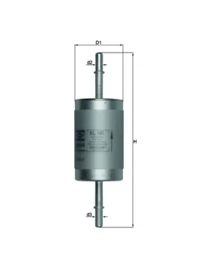 Palivový filtr MAHLE KL181