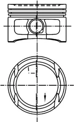 Píst KOLBENSCHMIDT 99562600