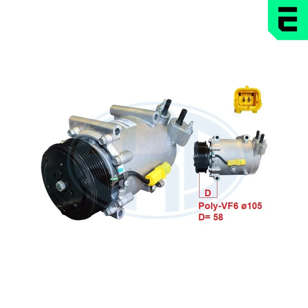 Kompresor, klimatizace ERA 670204 – OE 96191580