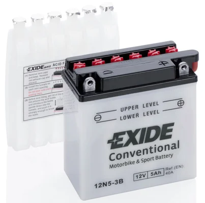startovací baterie EXIDE 12N5-3B startovací baterie EXIDE 12N5-3B