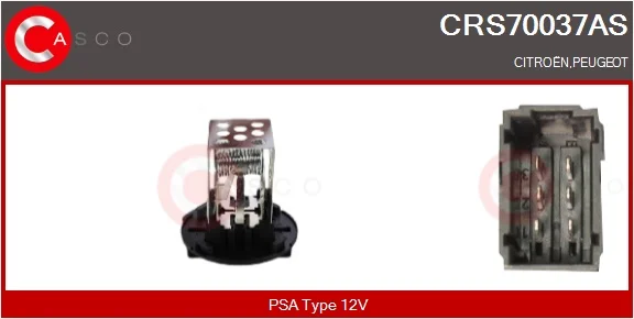 Odpor, vnitřní tlakový ventilátor CASCO CRS70037AS – OE 6445XE Odpor, vnitřní tlakový ventilátor CASCO CRS70037AS – OE 6445XE