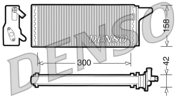 Vymenik tepla, Vnitrni vytapeni DENSO DRR12001 Vymenik tepla, Vnitrni vytapeni DENSO DRR12001