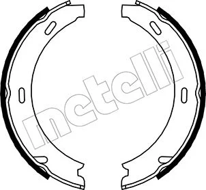 Sada brzdových čelistí, parkovací brzda METELLI 53-0233