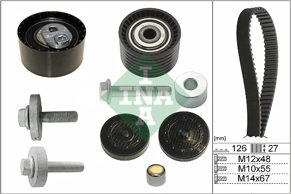 ozubení,sada rozvodového řemene Schaeffler INA 530063810