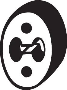 BS 255-112 Závěsná guma uchycení výfuku BOSAL 29216