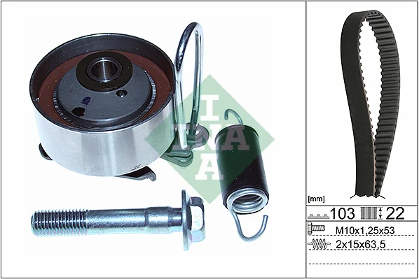 ozubení,sada rozvodového řemene Schaeffler INA 530050510 ozubení,sada rozvodového řemene Schaeffler INA 530050510